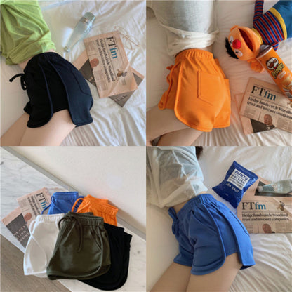 Runner Shorts with Contrast Trim - colour options collage